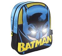 CERDÁ LIFE'S LITTLE MOMENTS Batman Schulrucksack Jungen | Rucksack Kinder mit LED Licht - Offizielle DC Comics Lizenz, Einheitsgröße, Mehrfarbig