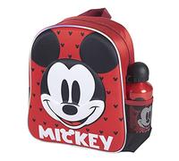 CERDÁ LIFE'S LITTLE MOMENTS Botella de Agua Infantil de Mickey Mouse-Licencia Oficial Disney | Cantimplora Aluminio al Backend para Niños, Rosa, Mochila Recomendada 3-6 años, en Edad de Preescolar