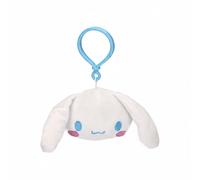 CERDÁ Life's Little Moments Cinnamoroll Plüsch-Schlüsselanhänger mit Kunststoffhaken - Kinderzubehör für Rucksäcke, Taschen und Federmäppchen - weich, leicht - Offizielles Sanrio Lizenzprodukt