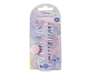 CERDÁ LIFE'S LITTLE MOMENTS, Disney Stitch Haarspangen Mädchen, Stitch Haarschmuck, Hair Clip für Mädchen, Haarschmuck set, Ideal als Geschenk, 6 Stück
