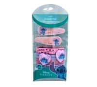 CERDÁ LIFE'S LITTLE MOMENTS, Disney Stitch Haarspangen Mädchen, Stitch Haarschmuck, Hair Clip und Haargummis Kinder für Mädchen, Haarschmuck set, Ideal als Geschenk, 10 Stück