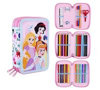 Prinzessinnen Schul-Etui 44-teiliges Komplettset für kleine Königinnen