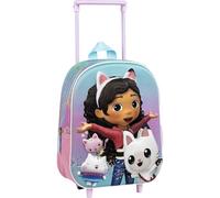 CERDÁ LIFE'S LITTLE MOMENTS Uni Kinder Mochila Infantil Trolley 3D Gabby´s Dollhouse Medidas 25.0x31.0x10.0 cm para Niñ@s Tagesrucksack, Modell: 25