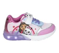 CERDÁ LIFE'S LITTLE MOMENTS Gabby's Dollhouse Kinderschuhe - Rosa - Größe 24 - Klettverschluss - Sportschuhe mit TPR-Sohle und LED-Licht - Verstärkte Zehe - Original Produkt entworfen in Spanien