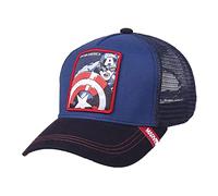 CERDÁ LIFE'S LITTLE MOMENTS Gorra Trucker Capitan America Con Licencia Marvel, Multicolor, Talla única Unisex Adulto