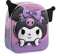 CERDÁ LIFE'S LITTLE MOMENTS Unisex Kinder Mochila Infantil 3D Aplicaciones Hello Kitty Kuromi Medidas 22.0x27.0x10.0 cm para Niñ@s Rucksack, Modell: 31 cm