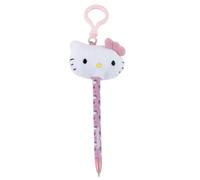 CERDÁ LIFE'S LITTLE MOMENTS Hello Kitty Plüschstift mit Schlüsselringschlaufe, niedlicher Kugelschreiber für Kinder, Schule & Büro, Sanrio Schreibwaren Geschenk
