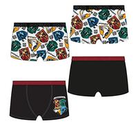 CERDÁ LIFE'S LITTLE MOMENTS Herren 2200007437_t4m-c81 Pack Boxer Cotton Man Hogwarts Schild Harry Potter Offizielle Warner Bros Lizenz, Multicolor, M EU