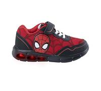 CERDÁ LIFE'S LITTLE MOMENTS Jungen Baskets Garçon De Spiderman Avec Lumières, Fermeture Scratch Et Embout Renforcé Pour Faciliter L'ind Sneaker, Rot, 28 EU