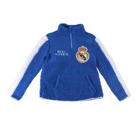 CERDÁ LIFE'S LITTLE MOMENTS Jungen Jersey Sherpa Fleece Real Madrid Niños - Sudadera Oficial de Estar En Casa, Diseño Exclusivo Con Escudo Pullover, blau, 10 Jahre