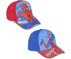 CERDÁ LIFE'S LITTLE MOMENTS Jungen Kindermütze mit Spiderman-Visier, Blau Cap, One Size