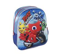 CERDÁ LIFE'S LITTLE MOMENTS Jungen Mochila Infantil - Licencia Oficial Schulrucksack Jungen Ricky Zoom 3D Rucksack Kinder Offizielle Nickelodeon Lizenz, Blau, Einheitsgröße EU