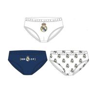 CERDÁ LIFE'S LITTLE MOMENTS Real Madrid Boxershorts für Kinder, 3-teiliges Set, offizielle Kinderunterwäsche, Wappen und Clubfarben, bunt, 6-8 Jahre
