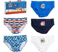 Paw Patrol Unterwäschepackung - 5 Stück, 100% Baumwolle, Bequeme Unterhosen, Originalprodukt