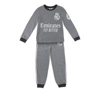 CERDÁ LIFE'S LITTLE MOMENTS Jungen Pijama Largo Single Jersey Real Madrid para Niños - Conjunto Oficial De Dormir Infantil Pyjamaset, Grau, 8 Jahre EU