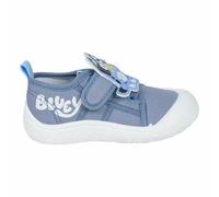 CERDÁ LIFE'S LITTLE MOMENTS Bluey Kinder-Turnschuhe - Farbe Blau - Größe 22 - Schnürverschluss - Canvas-Turnschuhe mit TPR-Sohle - Hinten anziehbar - Original Produkt entworfen in Spanien