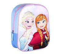 CERDÁ LIFE'S LITTLE MOMENTS Mädchen Kindergartenrucksack mit 3D Abbildung von Frozen-Vorschulranzen mit Einzeltasche für 3-6 Jährige Kinder Rucksack, Blau