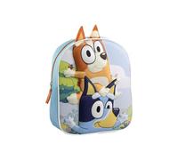 CERDÁ LIFE'S LITTLE MOMENTS Kinderrucksack mit 3D-Applikationen, Bluey, 22,0 x 27,0 x 10,0 cm, verstellbare und ergonomische Griffe, Komfort und Passform, robustes und leicht zu reinigendes Material