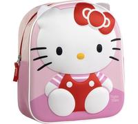 CERDÁ LIFE'S LITTLE MOMENTS Kinderrucksack mit 3D-Applikationen, Hello Kitty, Maße 22,0 x 27,0 x 10,0 cm, Unisex, Kinder, Modell 30, Modell: 30 cm, 22.0x27.0x10.0 cm