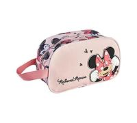 CERDÁ LIFE'S LITTLE MOMENTS - Kulturbeutel Kinder für Junge | Toilettenbeutel für unterwegs von The Avengers Mit Haupttasche + Namensmodul - Offiziell Lizenziert von Marvel, Rosa