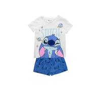 CERDÁ Life's Little Moments Kurzer Schlafanzug für Jungen und Mädchen, für den Sommer, kurzer Schlafanzug mit Stitch, zweiteilig, bequem zum Schlafen und zu Hause, Pyjama-Set für Mädchen (1 Stück)