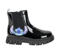 CERDÁ LIFE'S LITTLE MOMENTS Lässige TPR-Stitch-Stiefel, Regenstiefel, Unisex, Kinder, Schwarz, 36 EU