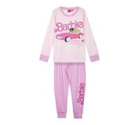CERDÁ LIFE'S LITTLE MOMENTS Langer Einzelschlafanzug, weich und bequem, exklusiver Barbie Pyjama für Damen, Unisex, Kinder, new pink, 8 jaar