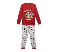 CERDÁ LIFE'S LITTLE MOMENTS Langer Schlafanzug, Single-Jersey, Mickey, Rot, XL