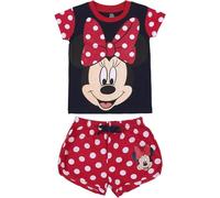 CERDÁ LIFE'S LITTLE MOMENTS Mädchen Pijama De Verano Niña De Color Rojo - Licencia Oficial Minnie Mouse Red Girl Sommerpyjamas Offizielle Disney Lizenz, Rojo, 2 Jahre EU