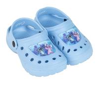 CERDÁ Life's Little Moments Clogs Stitch – Elsa & Anna, 100% EVA, Hellblau, für Kinder Gr. 26/27