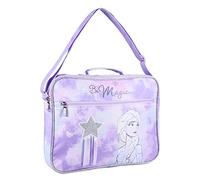 CERDÁ LIFE'S LITTLE MOMENTS, Maletin infantil de Frozen 2 Con Bolsillo Superior y Lateral, ASA Bandolera Ajustable | Colección escolar estampada-Licencia Oficial Disney para Niñas, Morado, Estándar