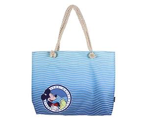 CERDÁ LIFE'S LITTLE MOMENTS Mickey Mouse, Bolso de Playa Mouse-100% Algodon Unisex niños, Azul, 52