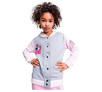 CERDÁ LIFE'S LITTLE MOMENTS Mädchen Minnie Mouse Collegejacke Kinder College Jacke mit Knöpfen Sweatshirt, Grau, 12 Jahre