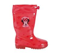 CERDÁ LIFE'S LITTLE MOMENTS - Minnie Mouse Gummistiefel Mädchen mit verstellbarem Gummizug für besseren Tragekomfort und minimales Wassereindringen - Offizielle Lizenz von Disney