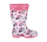 CERDÁ LIFE'S LITTLE MOMENTS - Minnie Mouse Gummistiefel Mädchen mit verstellbarem Gummizug für besseren Tragekomfort und minimales Wassereindringen - Offizielle Lizenz von Disney