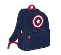 CERDÁ LIFE'S LITTLE MOMENTS Mochila Escolar de Capitan America para Adolescentes con 2 Compartimentos, Espalda Ergonómica y Asas Ajustables, Material Unisex niños, Multicolor, Talla única