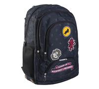 CERDÁ LIFE'S LITTLE MOMENTS, Mochila Harry Potter Con Doble Bolsillo Frontal y Malla Lateral para Botella | Colección Escolar Estampada-Licencia Oficial Warner Bros Unisex niños, Azul, Estándar