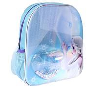 CERDÁ LIFE'S LITTLE MOMENTS, Mochila Infantil con Burbuja y Confetti de Frozen Ii-Licencia Oficial Disney para Niñas, Azul, Edad recomendada-2-6 años
