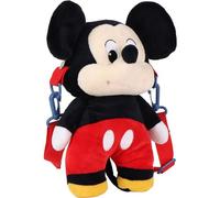 CERDÁ LIFE'S LITTLE MOMENTS Originelles Plüschtier, weich und gepolstert, 3D-Design, Zubehör, Teenager und Disney-Fans, Unisex, Kinder, Blau, Größe M, Mickey, 14x28x11