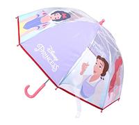 CERDÁ LIFE'S LITTLE MOMENTS - Paraguas Transparente Niña de Princesas Disney - Apertura Manual con Mecanismo Antiviento y Proteccion en las Varillas - Licencia Oficial Disney, Lila, único, 2400000659