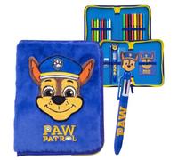 CERDÁ Life's Little Moments Paw Patrol Federmäppchen für Kinder, 2 Fächer mit Reißverschluss, gefüllt mit Schreibwaren, für Schule, Kunst und Reisen