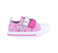CERDÁ LIFE'S LITTLE MOMENTS - Peppa Wutz Sommer Kinderschuhe Mädchen mit Klettverschluss | Stoff Schuhe Kinder Mädchen - Offizielle Hasbro Lizenz | Größe 25