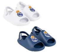 CERDÁ LIFE'S LITTLE MOMENTS Real Madrid EVA Strandsandalen für Kinder, offizielle und leichte Kindersandalen | rutschfeste Schuhe für Sommer, Pool und Strand, weiß, 24 EU