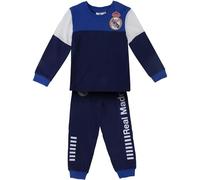 CERDÁ LIFE'S LITTLE MOMENTS Real Madrid Langer Schlafanzug für Kinder, offizielles Schlafset für Kinder, 2er-Pack, blau, 3 Jahre