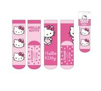 CERDÁ LIFE'S LITTLE MOMENTS Rutschfestes sicheres Design | Hello Kitty Socken mit bequemen Applikationen (2 Stück) Unisex Kinder, Hello Kitty, 31-34