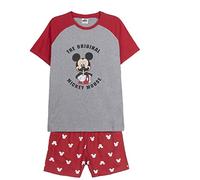 CERDÁ LIFE'S LITTLE MOMENTS - Schlafanzug Herren mit Mickey Mouse Motiven Bedruckt | Aus 100% Baumwolle hergestellt - Offizielle Lizenz Disney