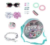 CERDÁ LIFE'S LITTLE MOMENTS - Set Haarschmuck Mädchen und Beauty Set mit Kulturtasche Kinder von Minnie Mouse - Offizielle Disney Lizenz