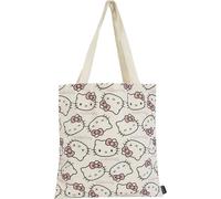 CERDÁ LIFE'S LITTLE MOMENTS Shopping Hello Kitty Tasche, Unisex, Erwachsene, Weiß und Schwarz