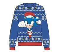 CERDÁ LIFE'S LITTLE MOMENTS | Sonic Christmas Strickpullover für Kinder - Festlicher Kinder-Weihnachtspullover mit Retro-Design der Sonic-Videospiel-Ikone
