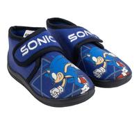 CERDÁ LIFE'S LITTLE MOMENTS | Sonic Half Boot Hausschuhe - bequem und rutschfest - lustiges und schnelles Design für Blue Hedgehog-Fans